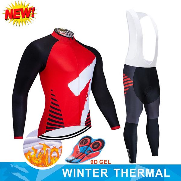 

racing sets 2021 pro winter long sleeve cycling thermal..., Black;blue