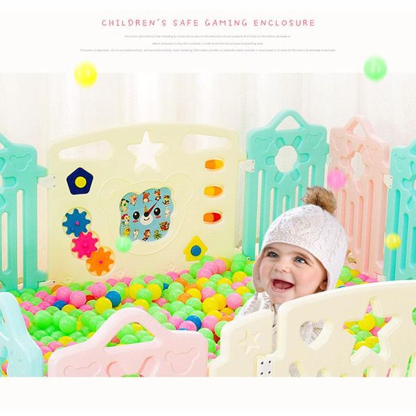 

safety gates baby playpens set infant fence babies game guardrail 26pcs full sets children playpen load 100kg