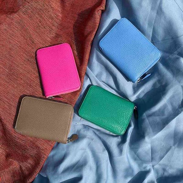 

genuine leather short wallet card holders design women fashion small purse famous minimalist men slim money bag, Red;black