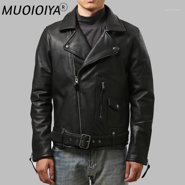 

men's leather & faux ,classic motor j24 style.quality mens cowhide jacket,fashion genuine slim coat.cool biker jackets.sales, Black