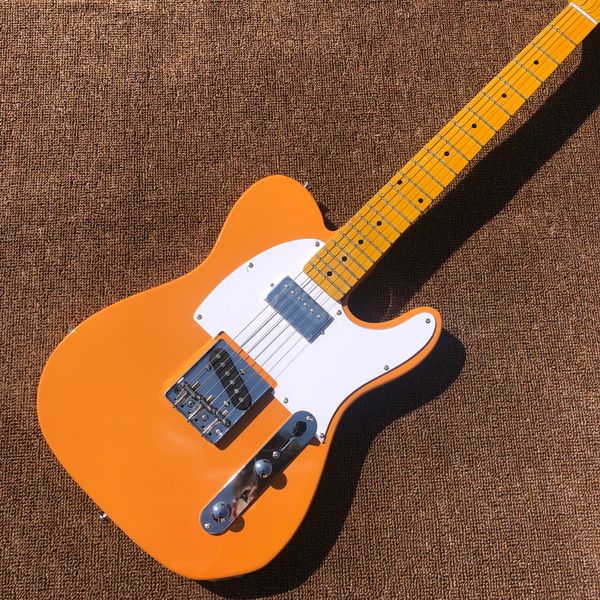

electric guitar,maple fingerboard,yolk yellow