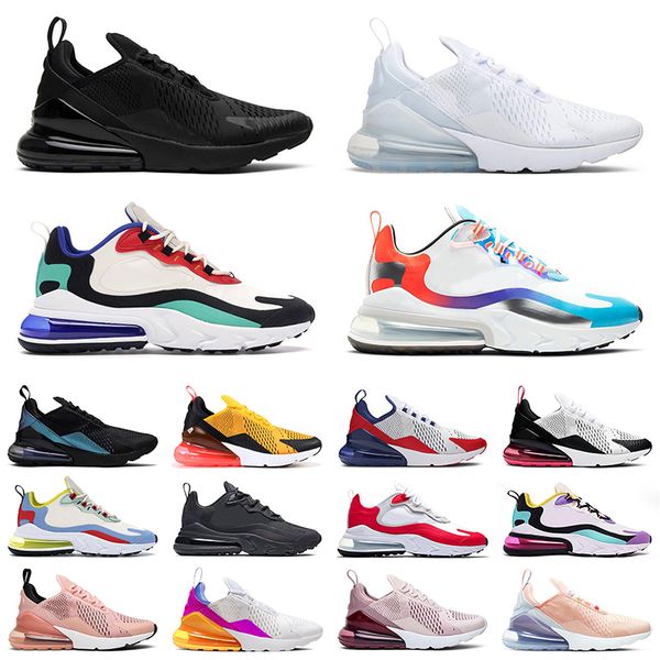 

men women air react running shoes p blue dusty cactus triple white black university red tiger throwback future mens trainer