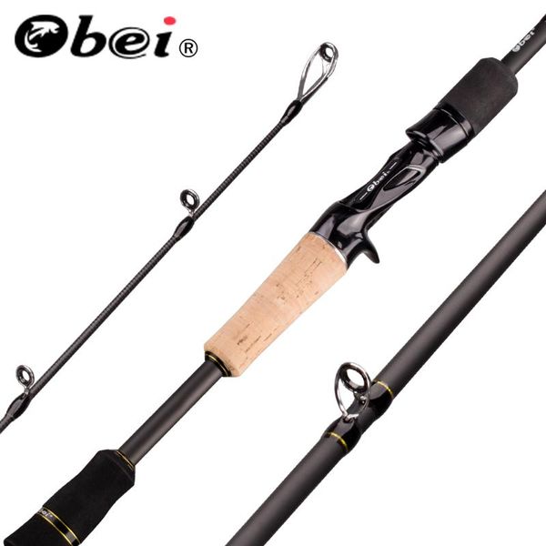 

boat fishing rods obei elf 1.68 2.1 2.4 casting spinning rod travel vara de pesca street lure two tips 5-50g m/mh fast