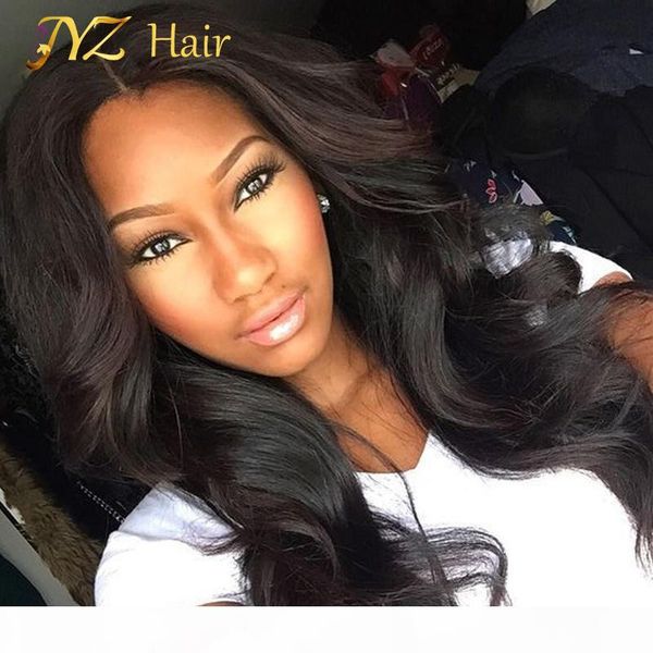 

jyz grade full lace human hair wigs malaysian body wave wig human hair lace front wigs black women perruque cheveux human hair, Black;brown