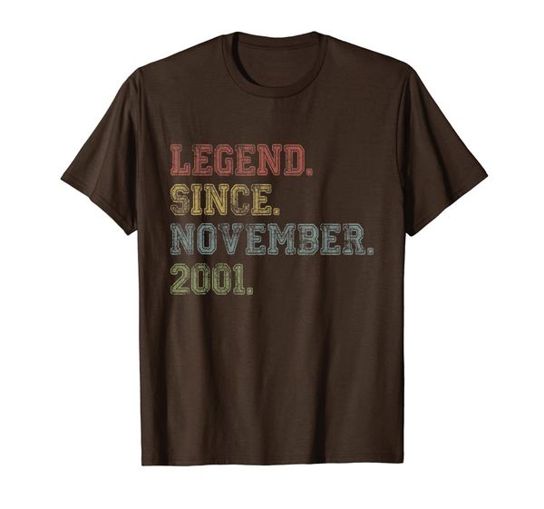 

Legend Since November 2001 18th Bday 18 Years Old Gift T-Shirt, Mainly pictures