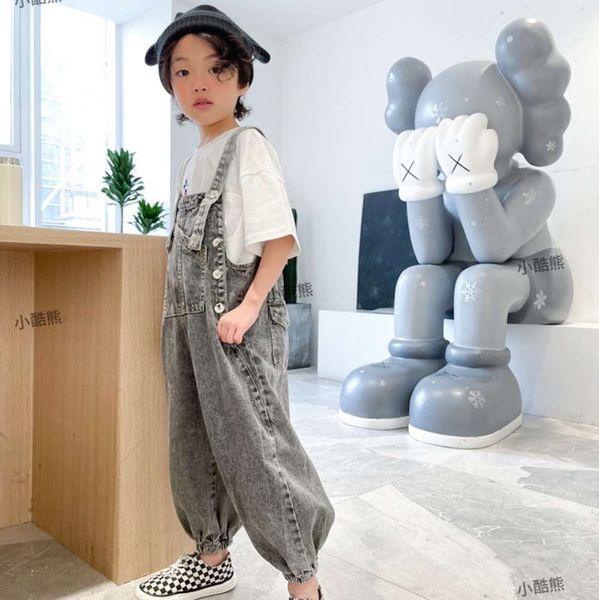 

mingxi clothing 2021 spring new children's carrying pants, Blue