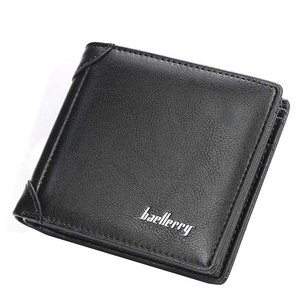 

men leather wallet classic vertical man business card holder id package 14 card slots credit purse wallets pocket money bag, Red;black