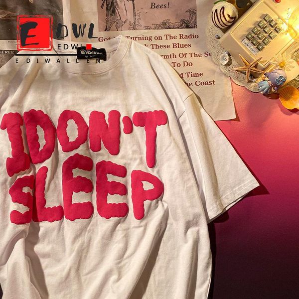 

women's t-shirt summer letter printing short-sleeved female harajuku lazy style loose casual half-sleeved tee couple, White