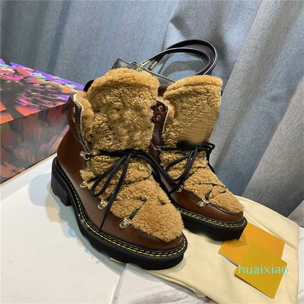 Luxus Designer Star Trail Stiefeletten PVC Leder Boot Mode Frau Bootie ss152