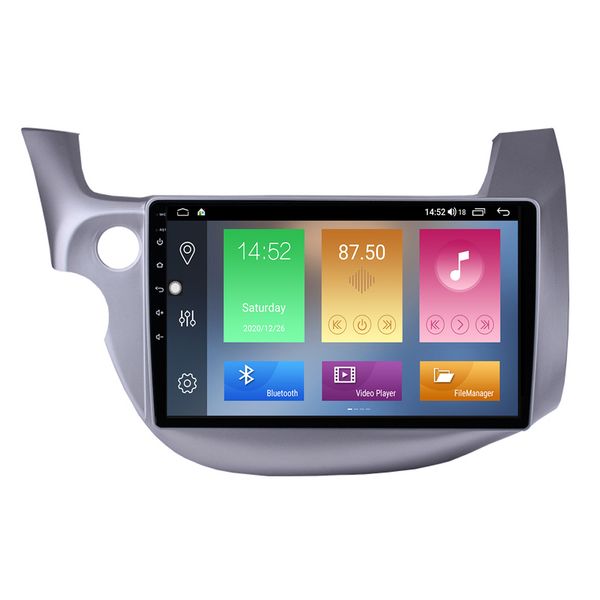 lettore dvd per sistema di navigazione GPS per auto Android da 10.1 pollici per Honda Fit 2007 2008 2009-2013 unità principale conducente sinistro con WIFI