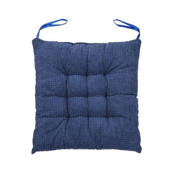 

carpets square seat cushion soft elastic chair pads with ties for home office poolside