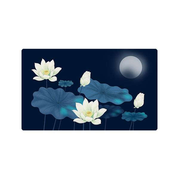 

flower bathroom luxury bath mat anti slip decoration bath stickers slip shower washable carpet tapis salle de bain home goods eh