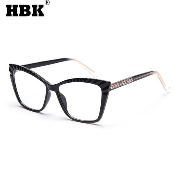 

fashion sunglasses frames hbk cat eye anti blue light glasses 2021 trending black frame women men computer female reading eyeglasses myopia