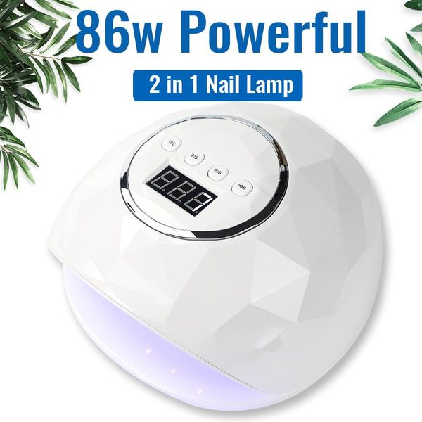 

nail dryers 86w led uv lamp gel polish 39 light professional dryer for manicure tool