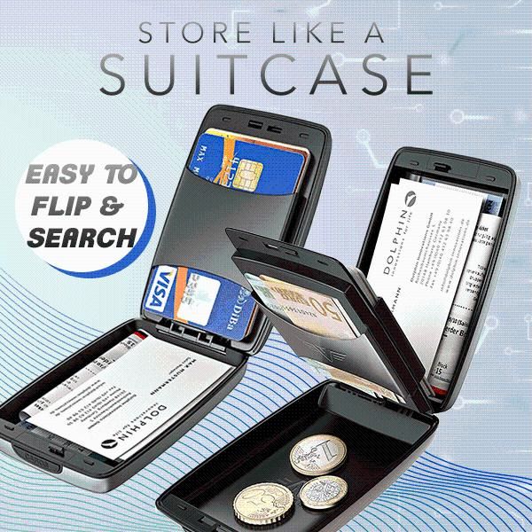 

professional hand tool sets secure rfid deposit and withdrawal wallet holder men women metal vintage aluminium bag dropship