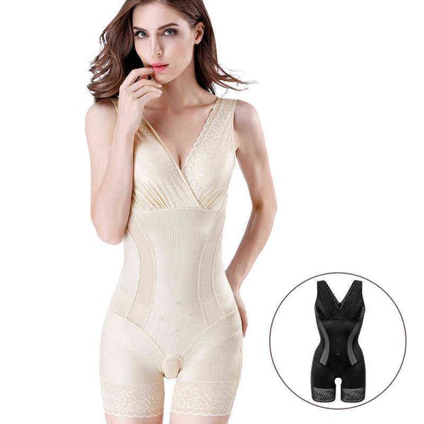 

luxury women's shapers body shaping cloth thin volcanic energy stone bra flat angle safety anti light postpartum beauty corset women, Black;white