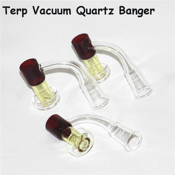 TERP Slurper Quartz Banger Курение аксессуар стекла Вода Bong Bubbler Dab Beig инструмент поставляется с свечением в темных бусинах таблетки и мрамор