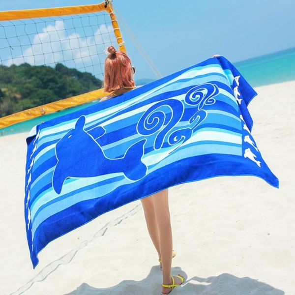 

towel beach printed with polyester microfiber soft and absorbent bath