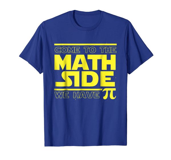 

Come To The Math Side We Have Pi Funny Pi Day T-shirt, White;black