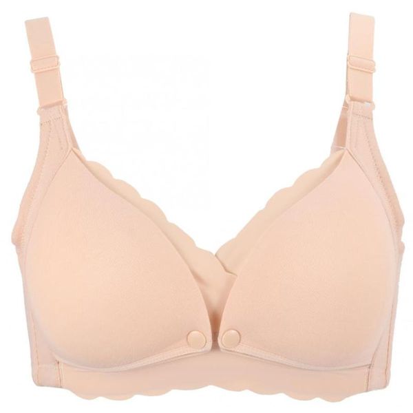 

maternity intimates cotton women breastfeeding bra breathable postpartum feeding nursing bras underwear, White