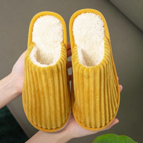 

slippers winter women solid butterfly knot female slipper warm flock ladies home cotton shoe comfortable soft women's footwear, Black