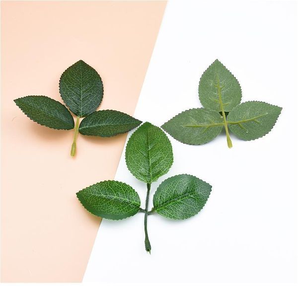 

10pcs artificial flowers for christmas decor home wedding fake plants scrapbook wreaths silk leaf bride holding flowers qylega