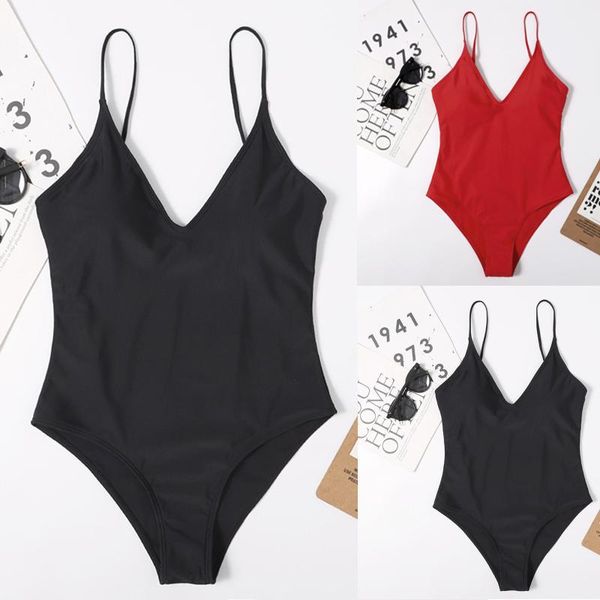 

summer swimsuit female one-piece bikini printed swimsuit