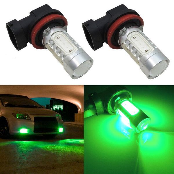 

car headlights 2pcs lights super bright h11 h8 driving fog lamps high power bulbs