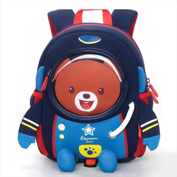 

anti lost 3d cartoon space school bags robot children toddler kids waterproof backpack for girl boys 2 8 years old