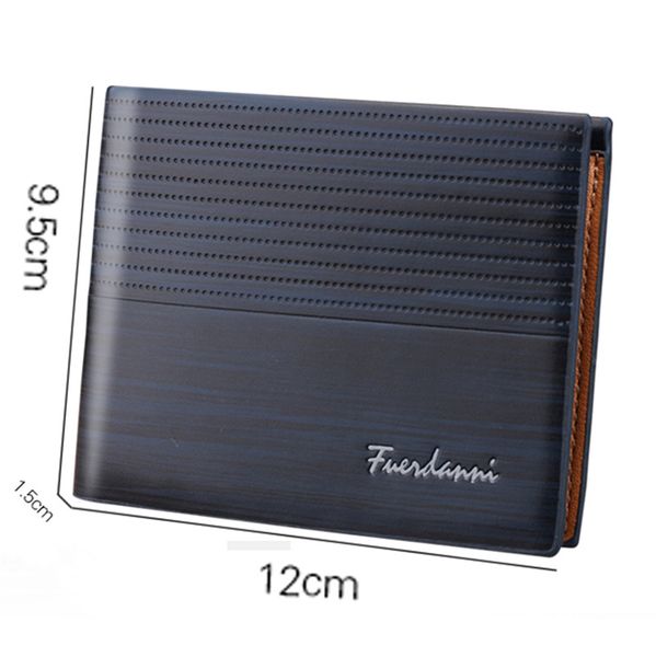 

vintage leather wallet men retro small mens wallets pu leather short purse slim credit card holders bifold purse male business, Red;black