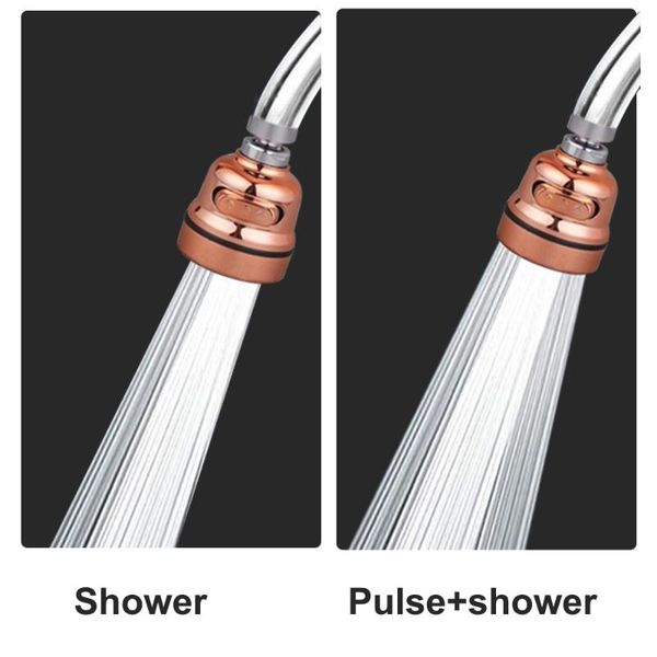

kitchen faucets faucet three-speed adjustment tap head shower rotatable nozzle adjustable accessories 5