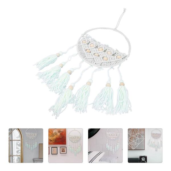 

tapestries 1pc wall art woven bohemian style cotton for home beige