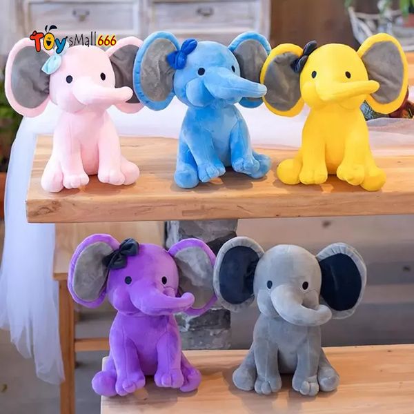 

kids elephant with christmas hat soft pillow stuffed doll cute comfort baby elephant plush toy elephant sleeping pillow bolster birthday gif