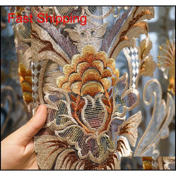 

european niel water-soluble embroidery semi-shading curtains for living jllukn dh_niceshop
