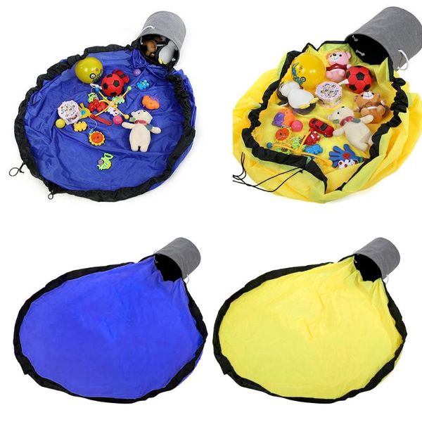 

storage bags toy basket foldable kids rug portable sack for home parties
