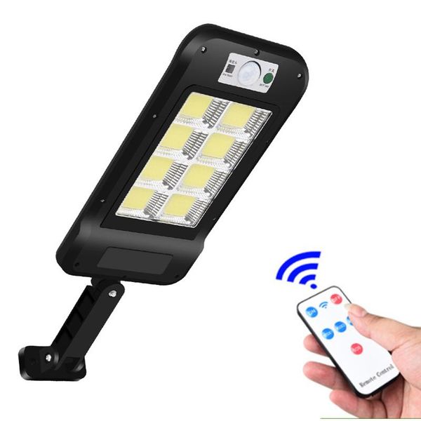 

solar lamps 120w high bright outdoor led street light remote control waterproof motion sensor wall lamp corridor highway road lights