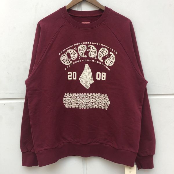 

2021 new men women kapital sweatshirts hip-hop drop shoulder design oversize crewneck pullovers casual hoodie 8g7v, Black