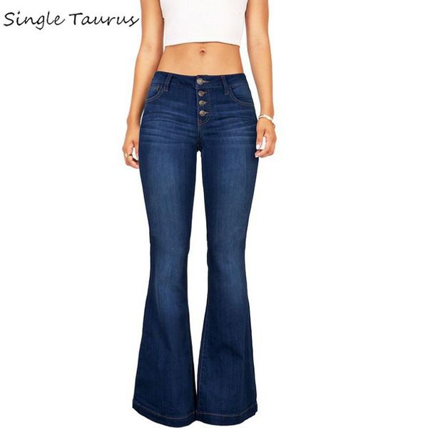 

women's jeans low waist flare women 2021 denim blue pantalon patte elephant streetwear fashion lady bellbottoms woman