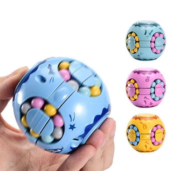 

educational toys decompression rotating bean small beads fidget spinner magic cube for unisex-children