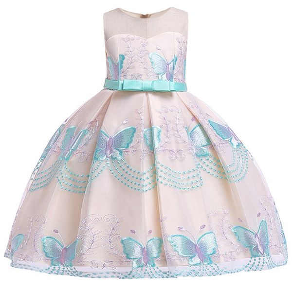 

GirlsWedding Party Performing Dresses for New School Evening on Campus Flower Girl Wedding New Year Unicorn Party Gift Dress