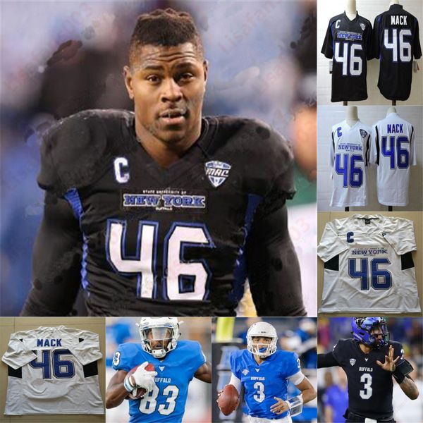 

ncaa buffalo bulls football stitched college jersey custom any name tyree jackson khalil mack joey banks baltar matt otwinowski mens youth j, Black