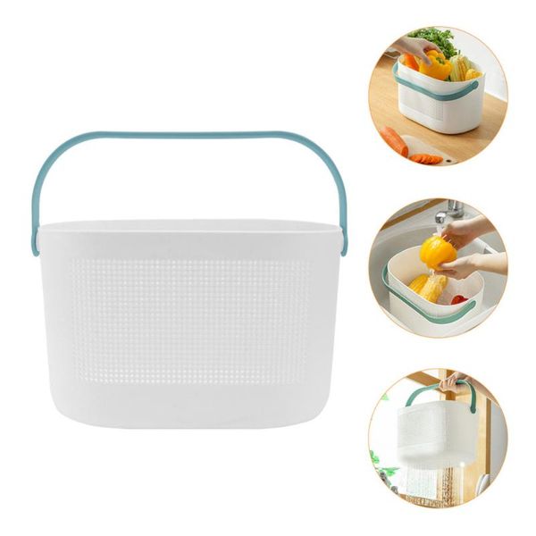 

storage baskets 1pc bathroom hollowed-out shower (green)