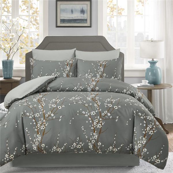 

bedding sets modern set home decor flowers pattern duvet cover for bedroom luxury quilt with pillowcase