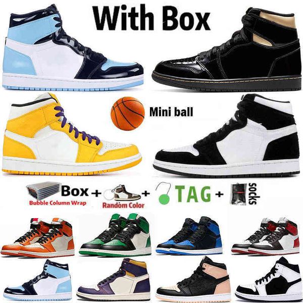 

2021 factory_footwear with box jumpman 1 1s mens basketball shoes obsidian unc twist lucky green women sneakers sports trainers
