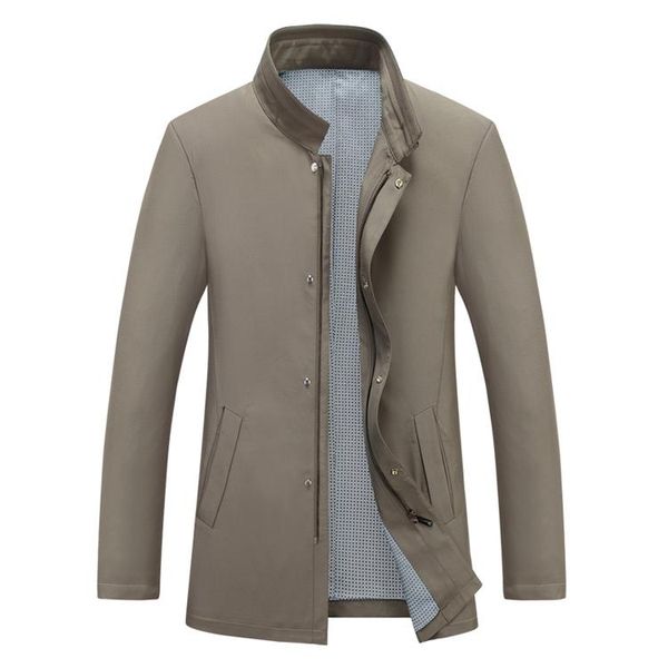

men's jackets s1810 fashion middle aged man jacket dad spring coat style business collar autumn clothes, Black;brown