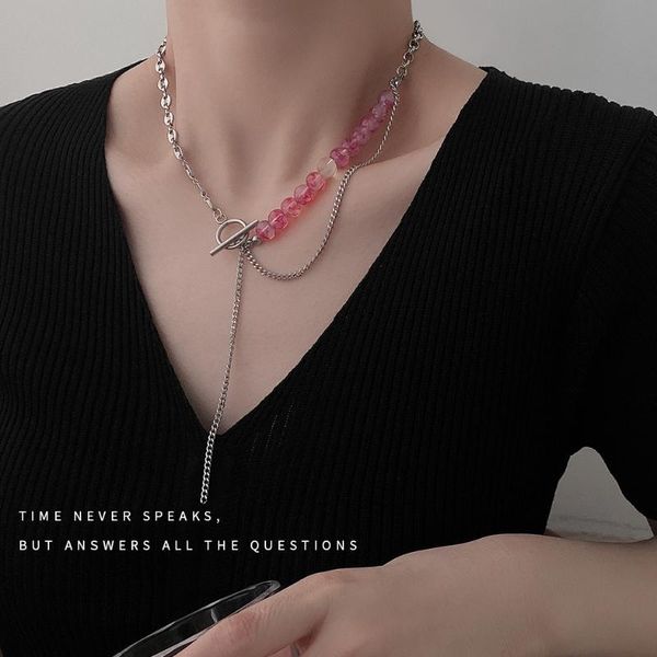 

pendant necklaces necklace for women pearl jewelry choker goth butterfly chain angel number, Silver