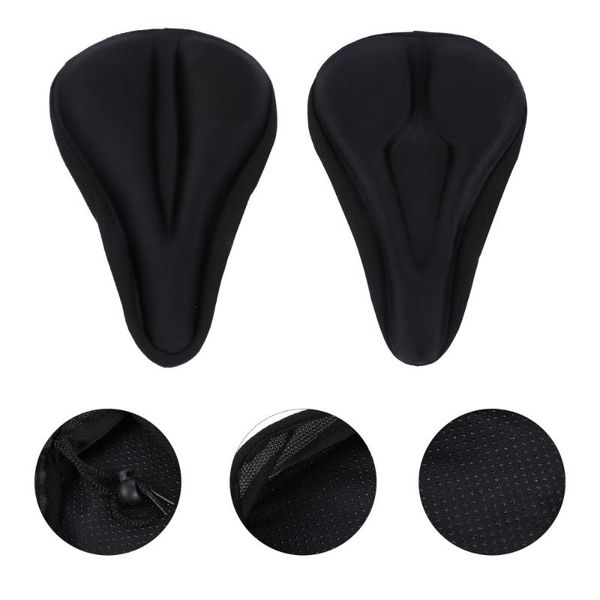 

bike saddles 2pcs thickening silicone saddle cushion comfortable mountain seat