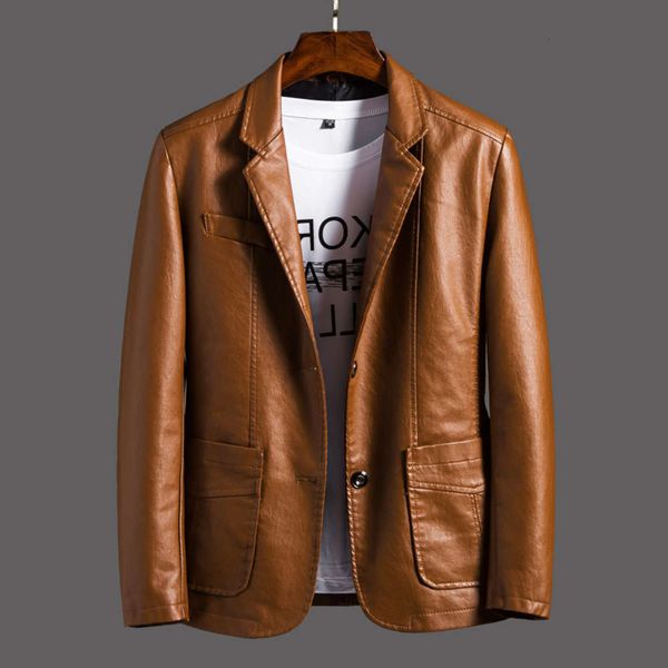 

2021winter fur soft pu leather jacket male business casual jaqueta masculinas inverno couro large size 6xl coats men plus ing, Black;brown