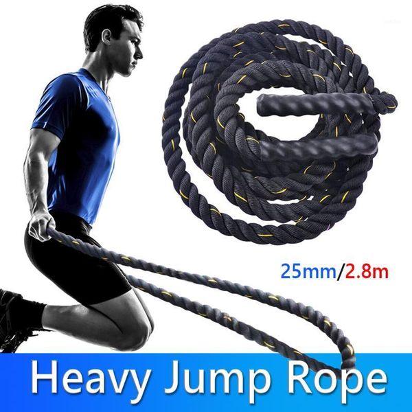 

jump ropes heavy skipping rope fitness weighted battle 9ft length 1 inch diameter exerciser equipments building muscle fitness1