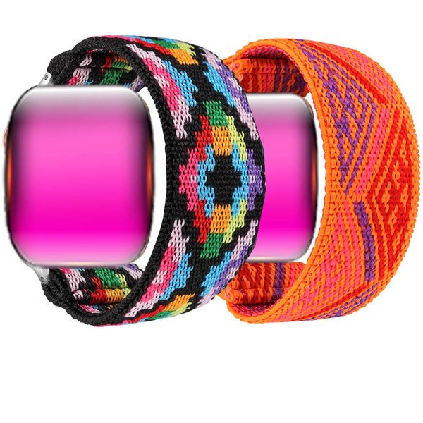 Cinturini in nylon Bohemia per Apple Watch Bracciale con cinturino di ricambio da 38/40/42/44 mm per iWatch